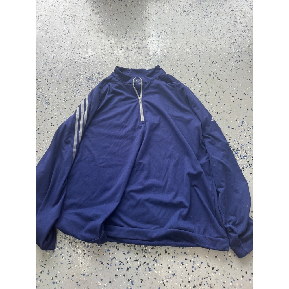 Adidas Pullover 1/4 Zip Long‎ Sleeve Athletic Training Top XL